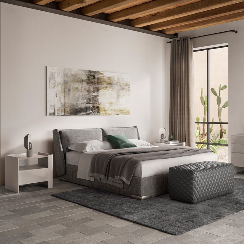 Natuzzi fenice bed - Luxury Furniture Mercato Interiors