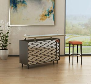 elite modern gus bar stool - Luxury Furniture Mercato Interiors