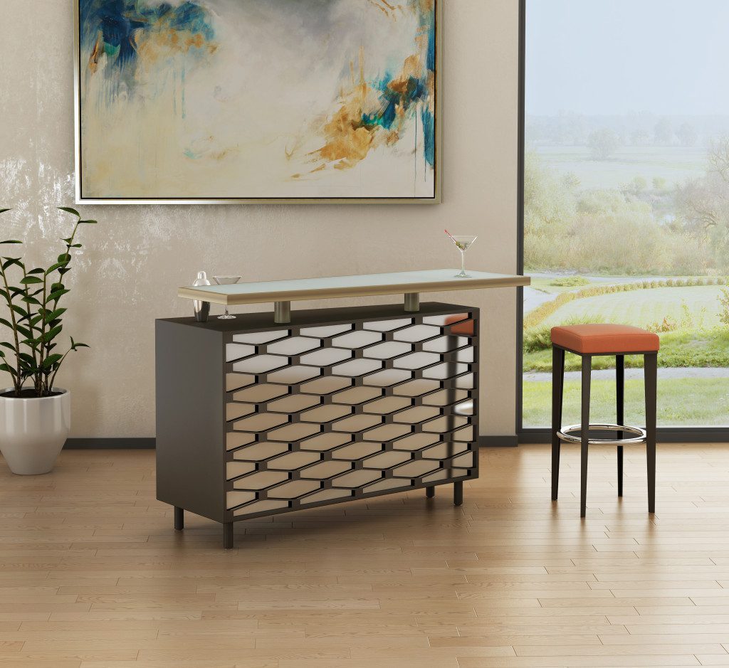 elite modern gus bar stool - Luxury Furniture Mercato Interiors