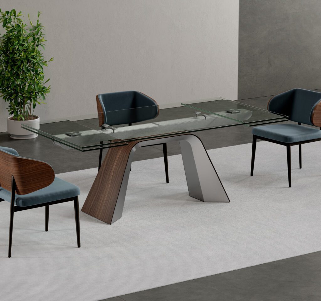 elite modern hyper dining table - Luxury Furniture Mercato Interiors