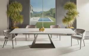 elite modern prism dining table - Luxury Furniture Mercato Interiors
