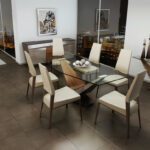 elite modern victor dining table - Luxury Furniture Mercato Interiors