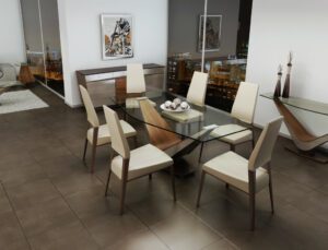 elite modern victor dining table - Luxury Furniture Mercato Interiors