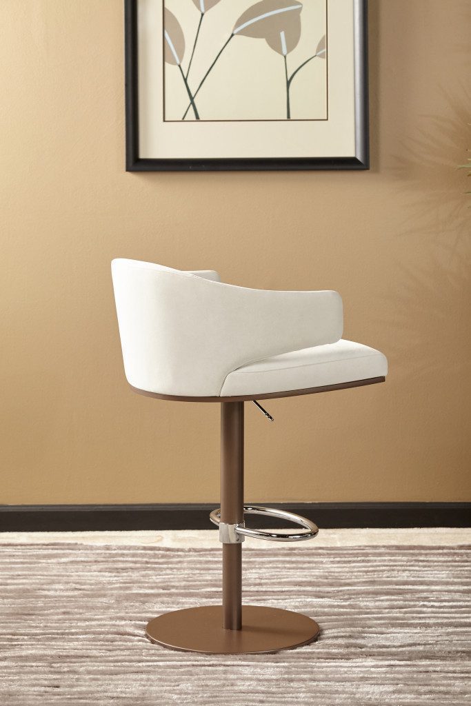 elite modern elliot bar stool - Luxury Furniture Mercato Interiors