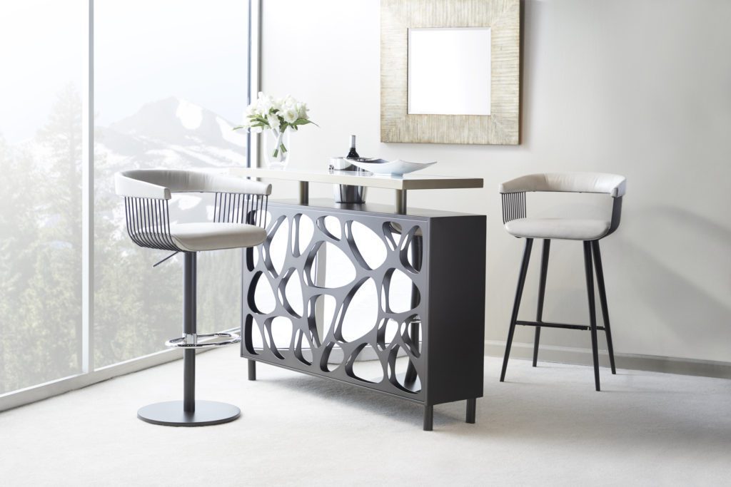 elite modern gianna bar stool - Luxury Furniture Mercato Interiors