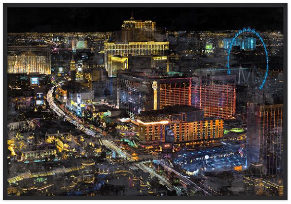At Night in Vegas - Luxury Furniture Mercato Interiors