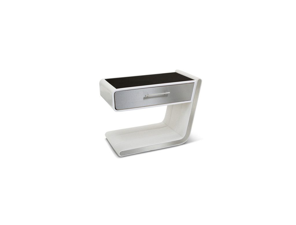 elite modern zina nightstand - Luxury Furniture Mercato Interiors