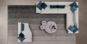 Il Loft antelope sofa and sectional - Luxury Furniture Mercato Interiors