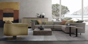 Il Loft antelope sofa and sectional - Luxury Furniture Mercato Interiors
