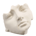 Facial Fragment Sculpture - Luxury Furniture Mercato Interiors