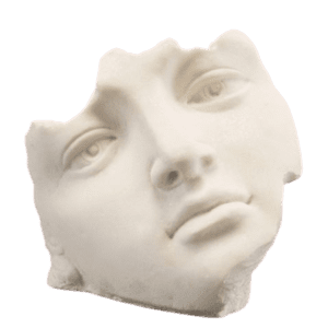 Facial Fragment Sculpture - Luxury Furniture Mercato Interiors