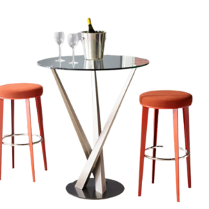 Gus Round Bar Stool - Luxury Furniture Mercato Interiors
