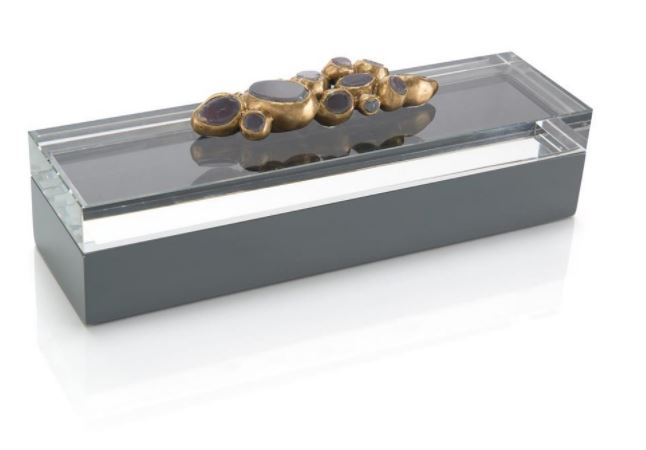 Encased Agate Box - Luxury Furniture Mercato Interiors