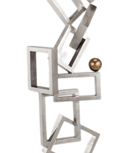 Silver Window Sculpture - Luxury Furniture Mercato Interiors