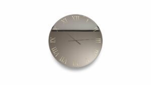 Titanium Specchio Mirror Clock - Luxury Furniture Mercato Interiors
