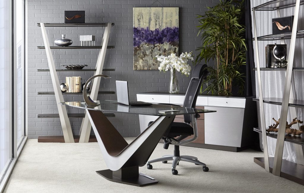 elite modern victor desk - Luxury Furniture Mercato Interiors