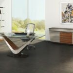 elite modern victor desk - Luxury Furniture Mercato Interiors