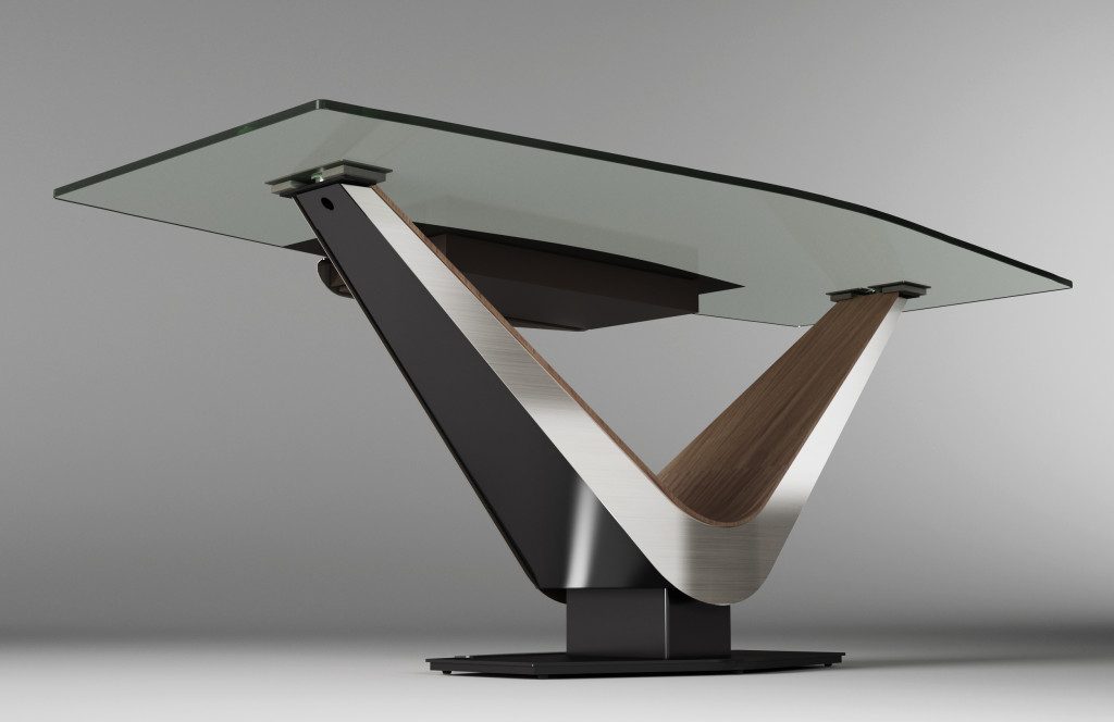 elite modern victor desk - Luxury Furniture Mercato Interiors