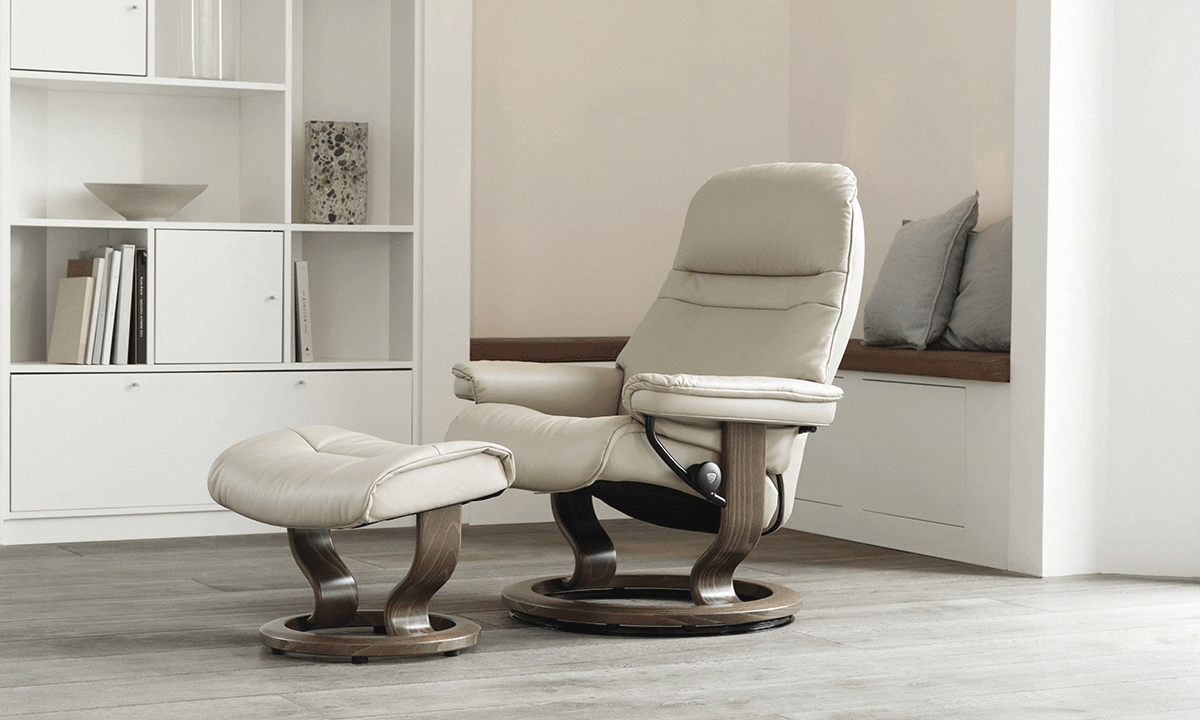 stressless sunrise recliner - Luxury Furniture Mercato Interiors