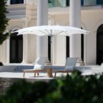 Tuuci outdoor master max crescent parasol - Luxury Furniture Mercato Interiors