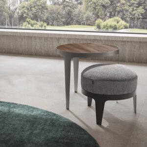 Natuzzi Herman end table - Luxury Furniture Mercato Interiors