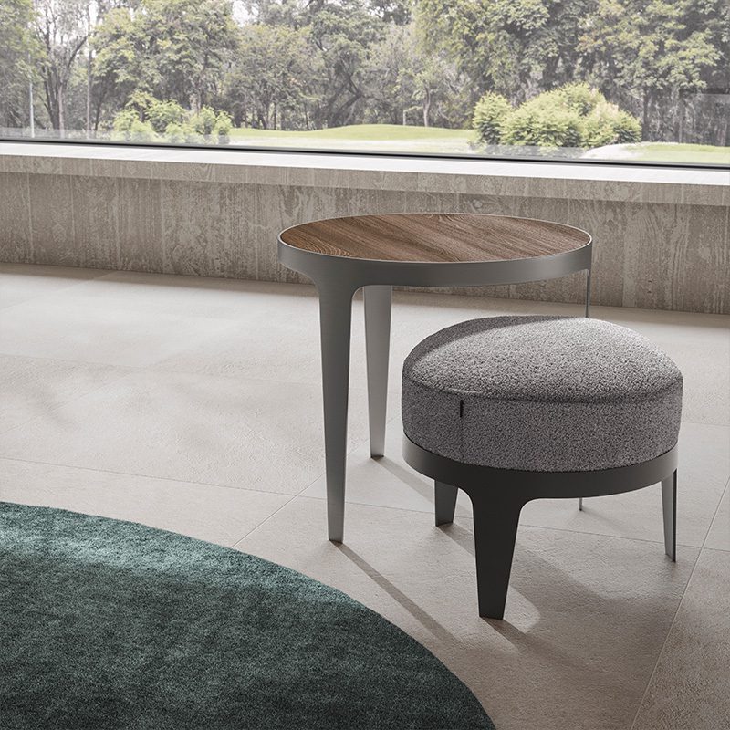 Natuzzi Herman end table - Luxury Furniture Mercato Interiors