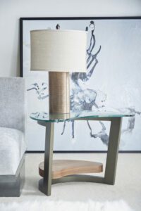 elite modern maui end table - Luxury Furniture Mercato Interiors
