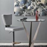 elite modern monroe bar stool - Luxury Furniture Mercato Interiors