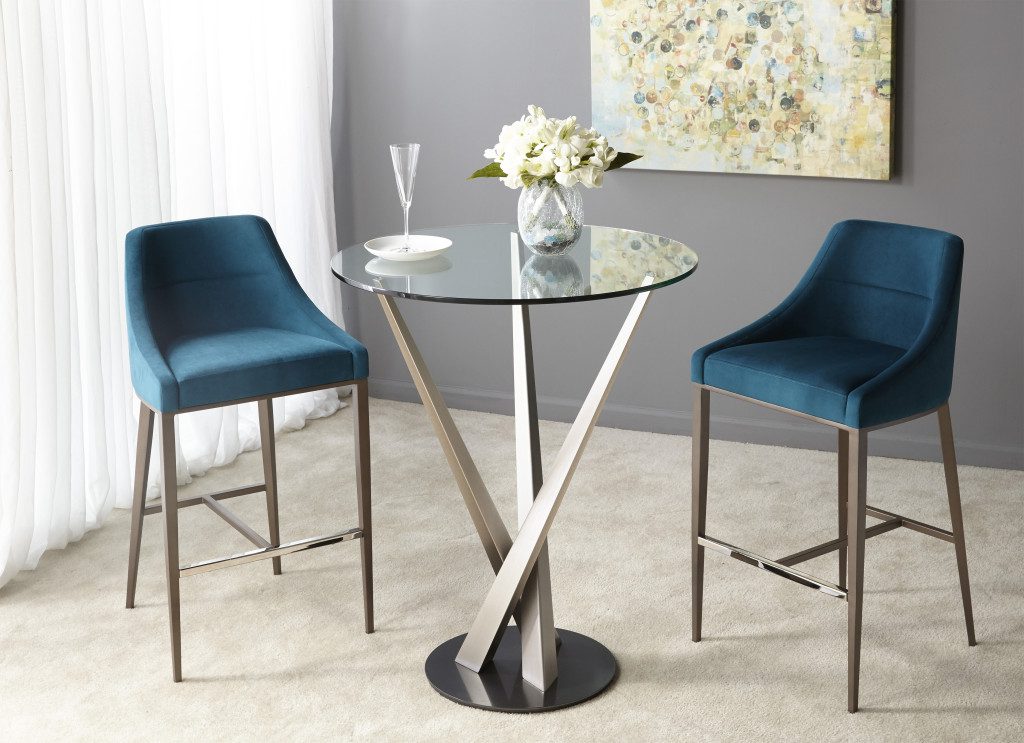 elite modern senna bar stool - Luxury Furniture Mercato Interiors