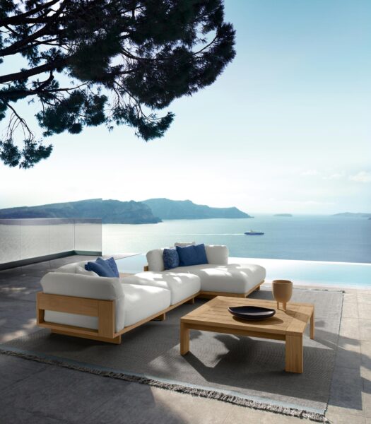 talenti argo outdoor cocktail table - Luxury Furniture Mercato Interiors