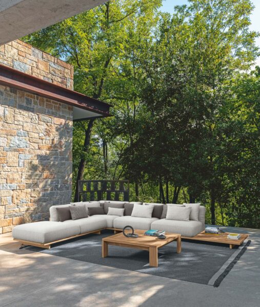 talenti argo outdoor cocktail table - Luxury Furniture Mercato Interiors