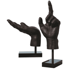 Hands Sculptures - Luxury Furniture Mercato Interiors