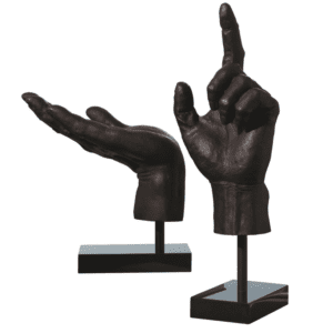 Hands Sculptures - Luxury Furniture Mercato Interiors
