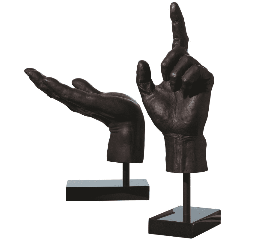 Hands Sculptures - Luxury Furniture Mercato Interiors