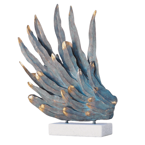 Phoenix Wing Sculpture - Luxury Furniture Mercato Interiors