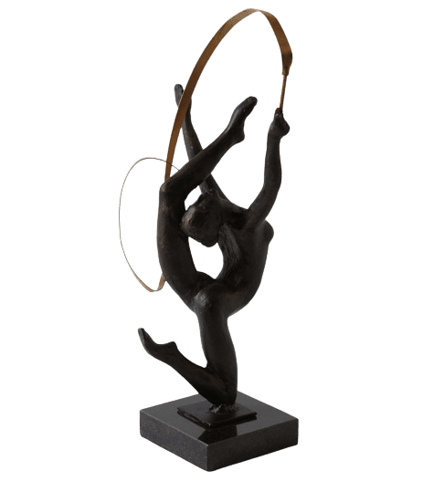 Ribbon Dancer Sculpture - Luxury Furniture Mercato Interiors