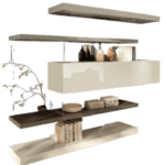 Air Bookcase - Luxury Furniture Mercato Interiors