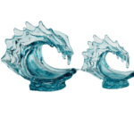 Clearwater Glass Sculpture - Luxury Furniture Mercato Interiors