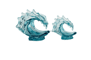 Clearwater Glass Sculpture - Luxury Furniture Mercato Interiors