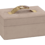 BLUSH SUEDE JEWELRY BOX - Luxury Furniture Mercato Interiors