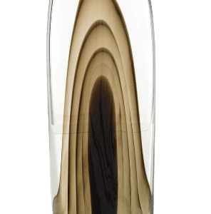 Rippled Brown Handblown Glass Sculpture - Luxury Furniture Mercato Interiors