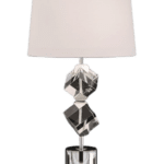 Crystal Cube Table Lamp - Luxury Furniture Mercato Interiors
