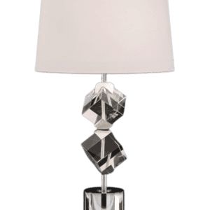 Crystal Cube Table Lamp - Luxury Furniture Mercato Interiors