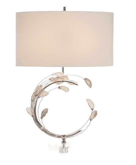 Swirling Agates in Silver Table Lamp - Luxury Furniture Mercato Interiors