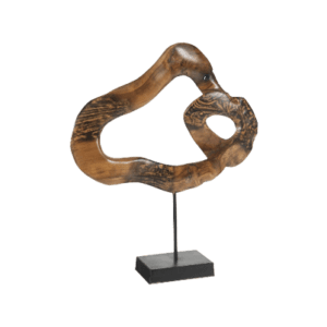 Carved_Teak_Swirl_on_Stand-removebg-preview - Luxury Furniture Mercato Interiors