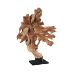 Teak_Wood_Sculpture_on_Base-removebg-preview - Luxury Furniture Mercato Interiors