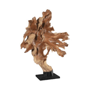 Teak_Wood_Sculpture_on_Base-removebg-preview - Luxury Furniture Mercato Interiors