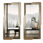 Fiam Shift Mirror - Luxury Furniture Mercato Interiors