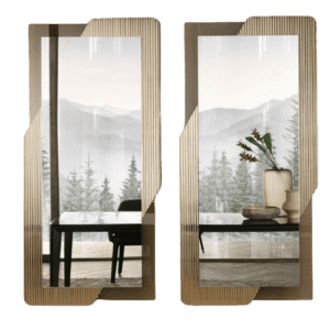 Fiam Shift Mirror - Luxury Furniture Mercato Interiors