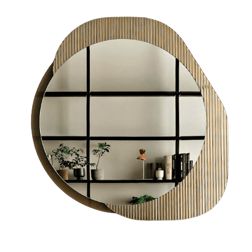 Fiam Shift Mirror - Luxury Furniture Mercato Interiors